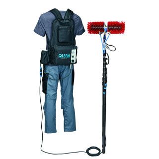 Rotative Brush for Cleaning Solar Farms - Q-Power Bag
