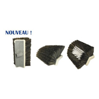 Brosse de nettoyage Voiture – Fibres PBT & soie pour un lavage complet