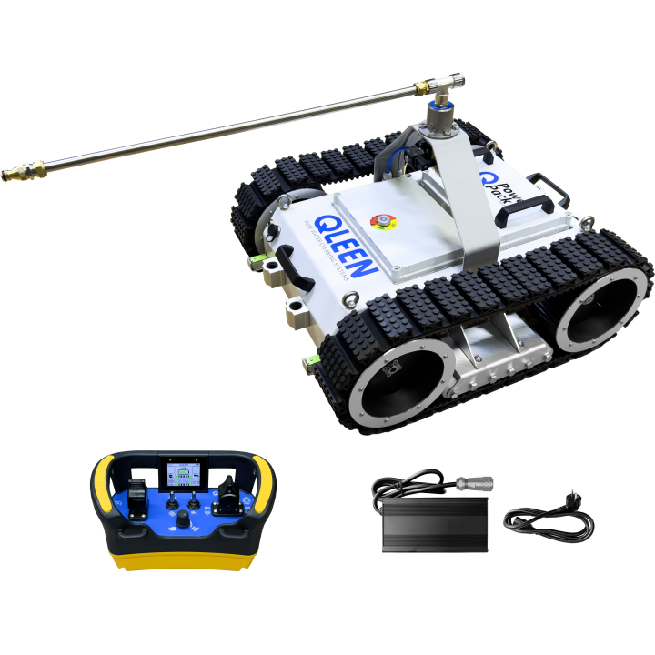 Robot nettoyage panneaux solaires autonome - Q-SUN Pack | QLEEN