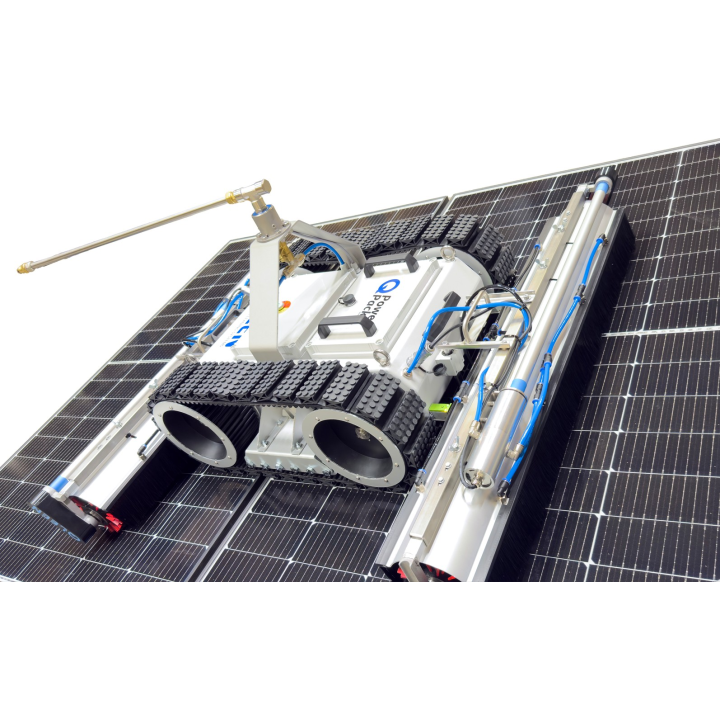 Robot autonomo per la pulizia dei pannelli solari — Q-SUN Pack | QLEEN
