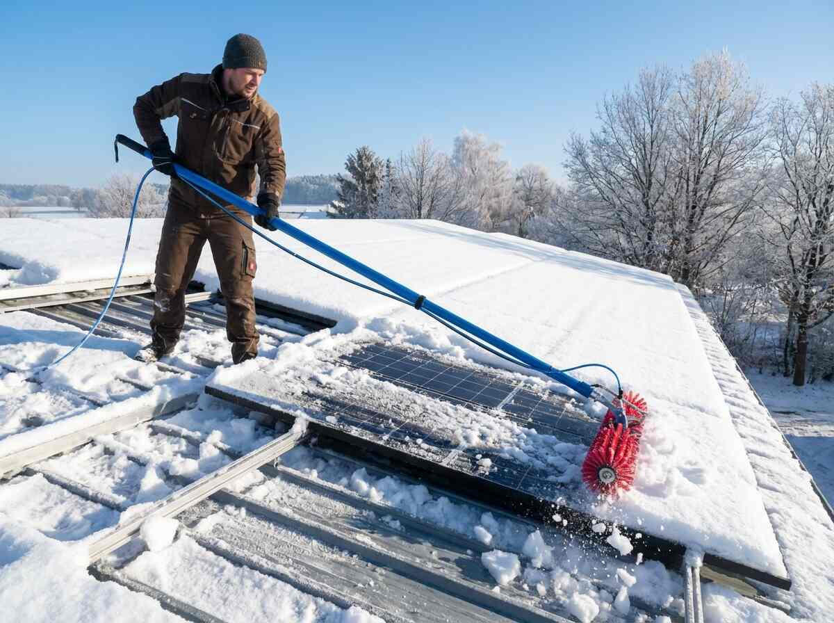 Effets du gel, du givre et de la neige sur les panneaux solaires : comment minimiser les risques ?