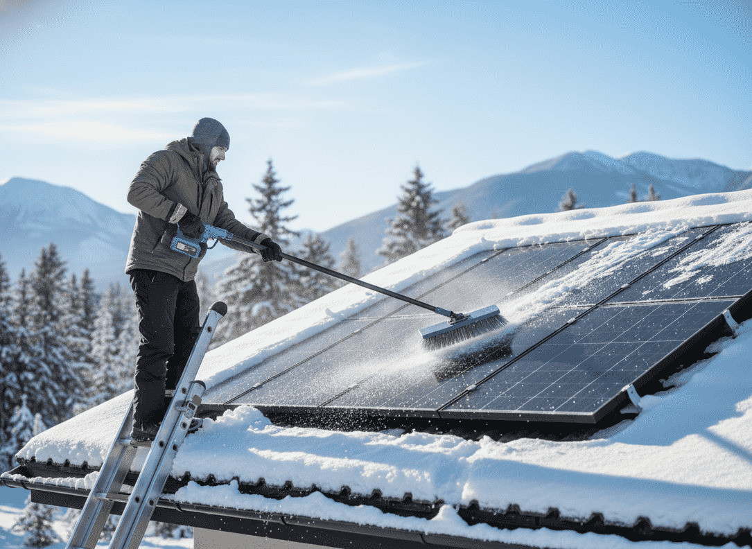 Entretien des panneaux solaires en hiver : les bonnes pratiques pour maintenir un rendement optimal